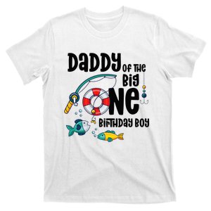 Daddy Big One 1-Year-Old  Fishing Birthday T-Shirt