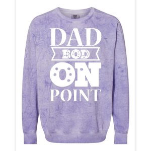 Dad Bod On Point Colorblast Crewneck Sweatshirt