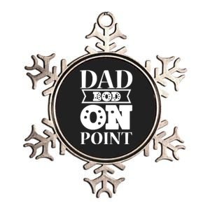 Dad Bod On Point Metallic Star Ornament