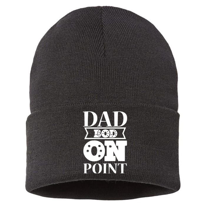 Dad Bod On Point Sustainable Knit Beanie