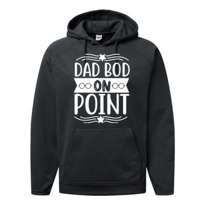 Dad Bod On Point Performance Fleece Hoodie