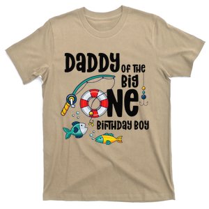 Daddy Big One 1YearOld Fishing Birthday T-Shirt