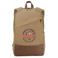Drunkest Bunch Of Assholes This Side Of The Campground Cotton Canvas Backpack