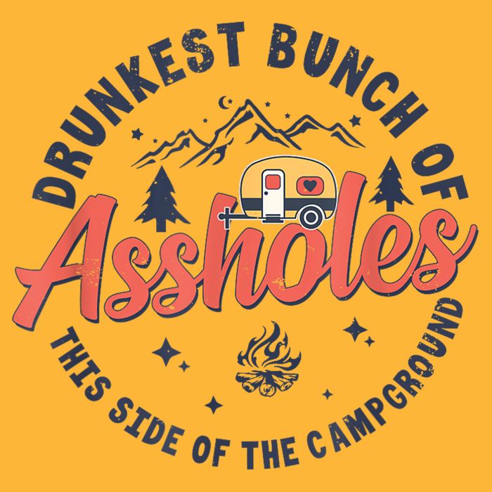 Drunkest Bunch Of Assholes This Side Of The Campground Sustainable Knit Beanie