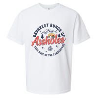 Drunkest Bunch Of Assholes This Side Of The Campground Sueded Cloud Jersey T-Shirt
