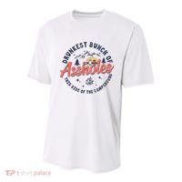 Drunkest Bunch Of Assholes This Side Of The Campground Youth Performance Sprint T-Shirt