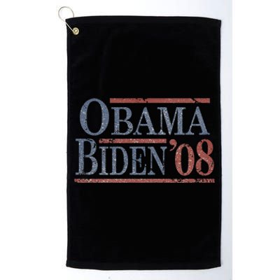 Distressed Barack Obama Joe Biden 2008 Meaningful Gift Platinum Collection Golf Towel