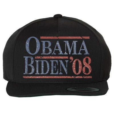 Distressed Barack Obama Joe Biden 2008 Meaningful Gift Wool Snapback Cap