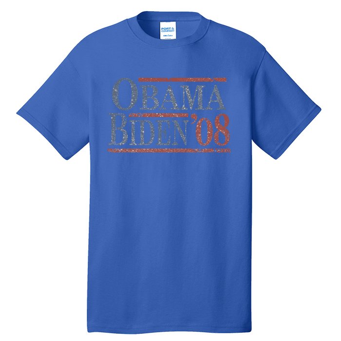 Distressed Barack Obama Joe Biden 2008 Meaningful Gift Tall T-Shirt