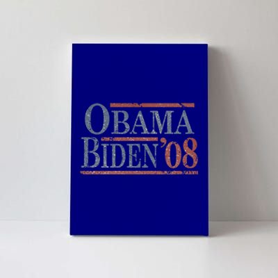 Distressed Barack Obama Joe Biden 2008 Meaningful Gift Canvas