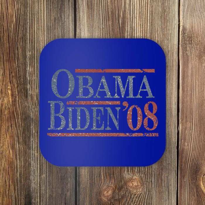 Distressed Barack Obama Joe Biden 2008 Meaningful Gift Coaster