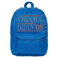 Distressed Barack Obama Joe Biden 2008 Meaningful Gift 16 in Basic Backpack