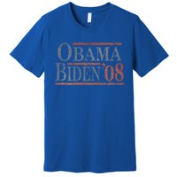 Distressed Barack Obama Joe Biden 2008 Meaningful Gift Premium T-Shirt