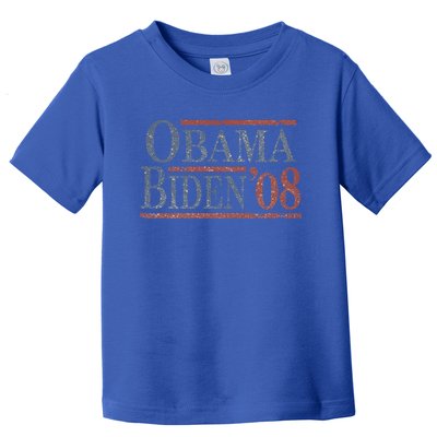 Distressed Barack Obama Joe Biden 2008 Meaningful Gift Toddler T-Shirt