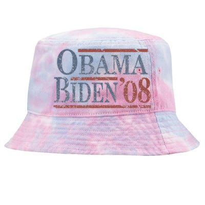 Distressed Barack Obama Joe Biden 2008 Meaningful Gift Tie-Dyed Bucket Hat