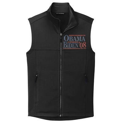 Distressed Barack Obama Joe Biden 2008 Meaningful Gift Collective Smooth Fleece Vest