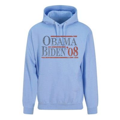 Distressed Barack Obama Joe Biden 2008 Meaningful Gift Unisex Surf Hoodie