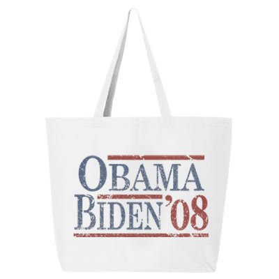 Distressed Barack Obama Joe Biden 2008 Meaningful Gift 25L Jumbo Tote