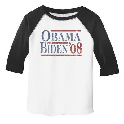 Distressed Barack Obama Joe Biden 2008 Meaningful Gift Toddler Fine Jersey T-Shirt