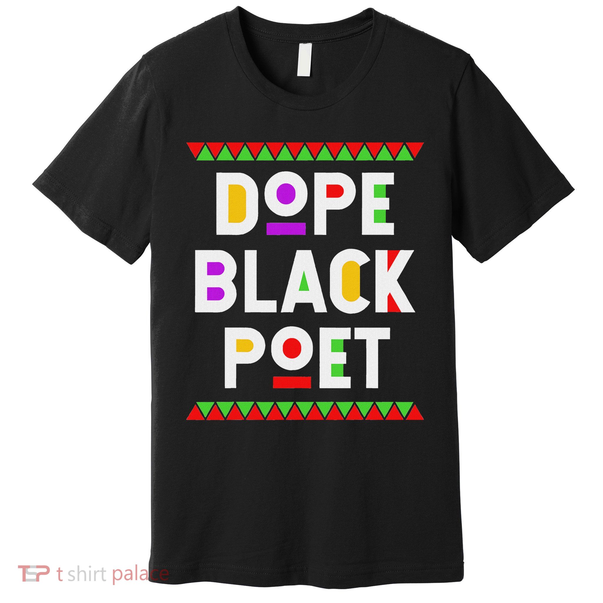 Dope Black Poet African American Job Proud Profession Premium T-Shirt