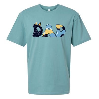 Dad Birthday Party Cute Dog FatherS Day Sueded Cloud Jersey T-Shirt