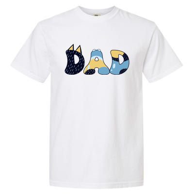 Dad Birthday Party Cute Dog FatherS Day Garment-Dyed Heavyweight T-Shirt