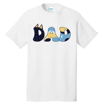 Dad Birthday Party Cute Dog FatherS Day Tall T-Shirt