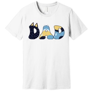 Dad Birthday Party Cute Dog FatherS Day Premium T-Shirt