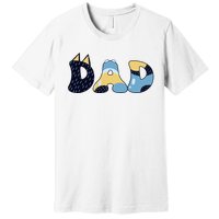 Dad Birthday Party Cute Dog FatherS Day Premium T-Shirt