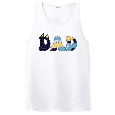 Dad Birthday Party Cute Dog FatherS Day PosiCharge Competitor Tank