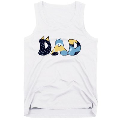 Dad Birthday Party Cute Dog FatherS Day Tank Top