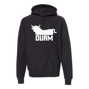 Durm Bull Profile Premium Hoodie