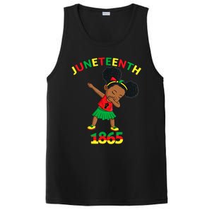 Dabbing Black Princess Juneteenth 1865 Brown Skin Girl PosiCharge Competitor Tank