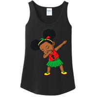 Dabbing Black Princess Juneteenth 1865 Brown Skin Ladies Essential Tank