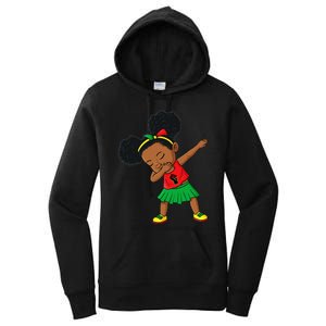 Dabbing Black Princess Juneteenth 1865 Brown Skin Women's Pullover Hoodie