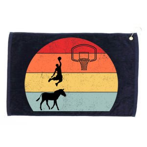 Donkey basketball Player Coach Sport ride donkey basketball Grommeted Golf Towel