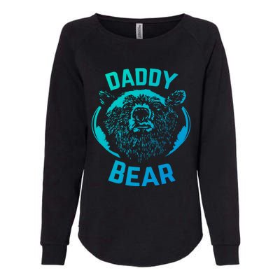 Daddy Bear Papa Bear Fathers Day New Papa Daddy Gift Womens California Wash Sweatshirt