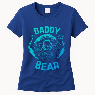 Daddy Bear Papa Bear Fathers Day New Papa Daddy Gift Womens T-Shirt
