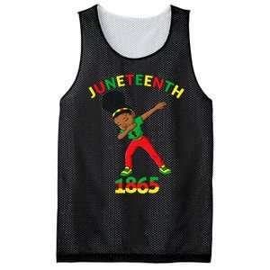 Dabbing Black Princess Juneteenth 1865 Brown Skin Mesh Reversible Basketball Jersey Tank