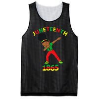 Dabbing Black Princess Juneteenth 1865 Brown Skin Mesh Reversible Basketball Jersey Tank