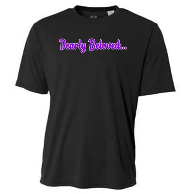 Dearly Beloved Purple 80s Retro Concert 1980S Cooling Performance Crew T-Shirt