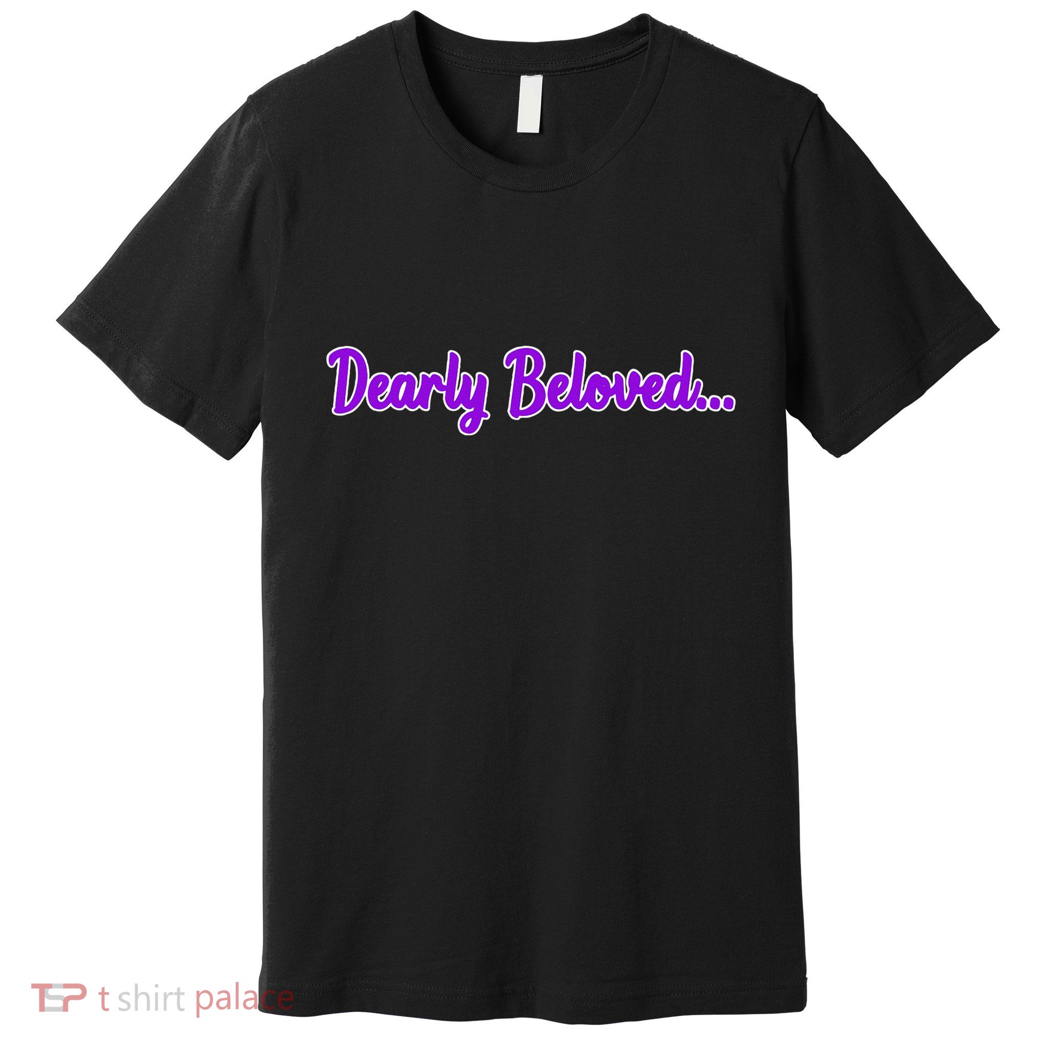 Dearly Beloved Purple 80s Retro Concert 1980S Premium T-Shirt