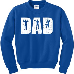 Dad Boxing Player Coach Coachting Sports Boxing For Dad Gift Kids Sweatshirt