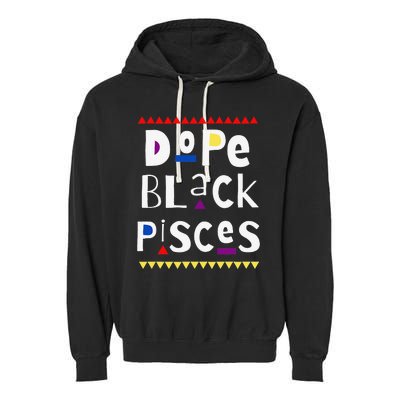 Dope Black Pisces. Garment-Dyed Fleece Hoodie