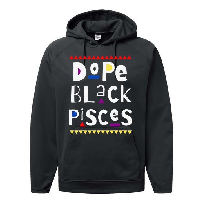 Dope Black Pisces. Performance Fleece Hoodie