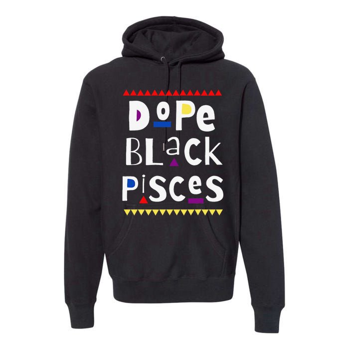 Dope Black Pisces. Premium Hoodie