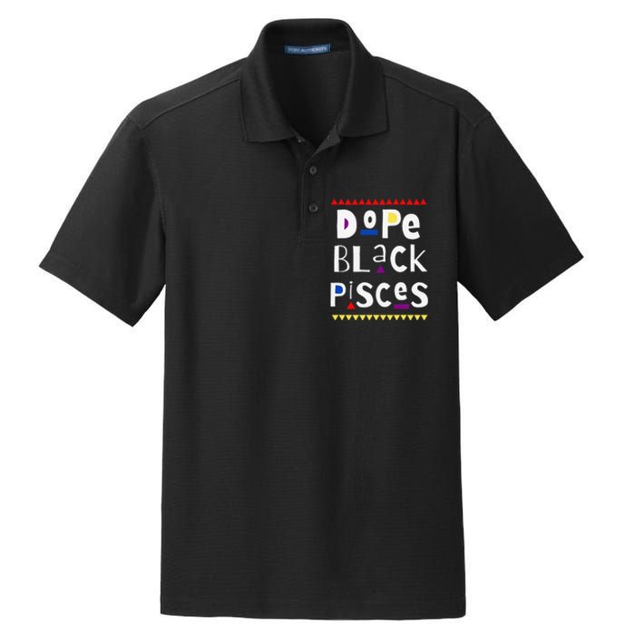 Dope Black Pisces. Dry Zone Grid Polo