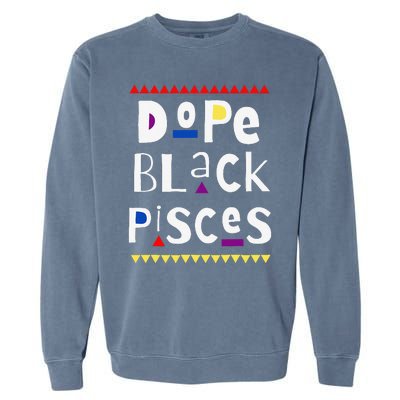 Dope Black Pisces. Garment-Dyed Sweatshirt