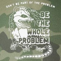 Don't Be Part Of the Problem Be The Whole Problem Funny Gym Legacy Tie Dye Trucker Hat