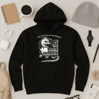 Don't Be Part Of the Problem Be The Whole Problem Funny Gym Hoodie
